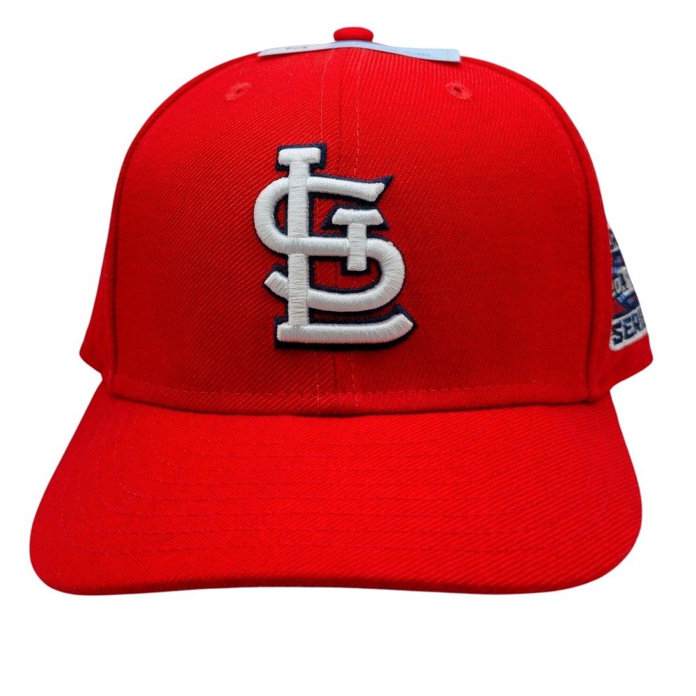 New Era St. Louis Cardinals 2006 World Series Patch Fitted Hat 7 1/4 Red 59FIFTY